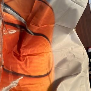 Basketball shower curtain